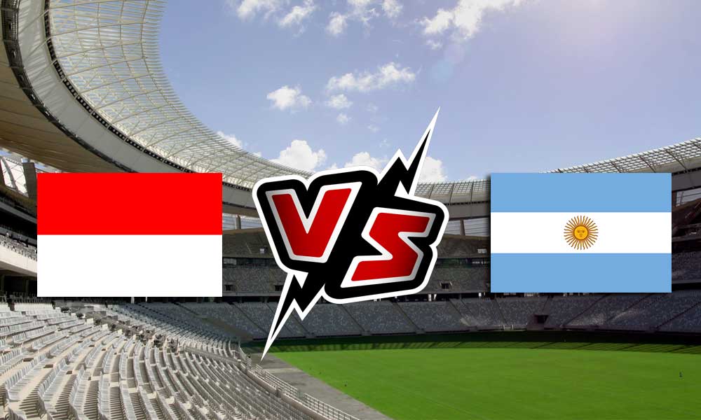 Indonesia vs Argentina Live