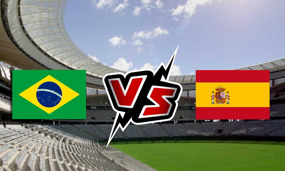 Spain vs Brazil Live
